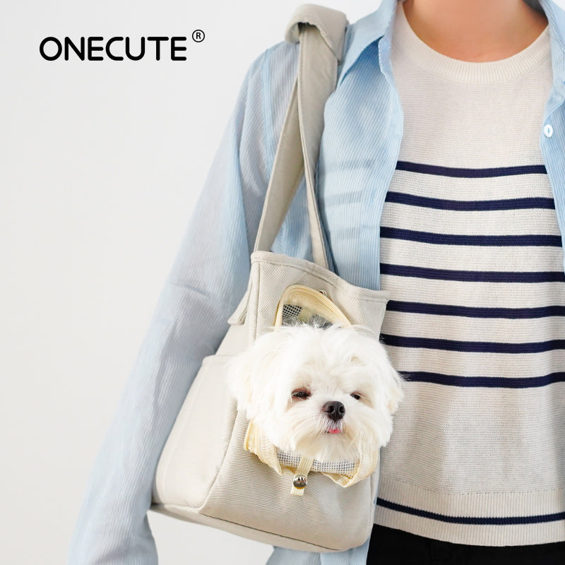 Portable Pet Travel Shoulder Bag-Stylish Carrier for Small Dogs & Cats