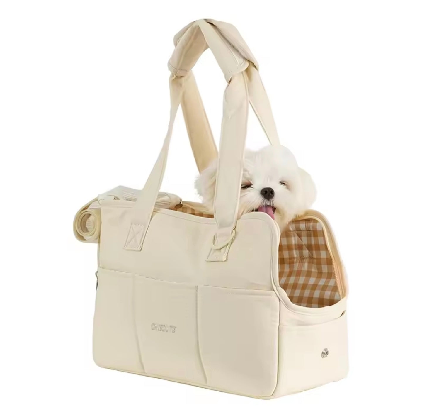 Portable Pet Travel Shoulder Bag-Stylish Carrier for Small Dogs & Cats