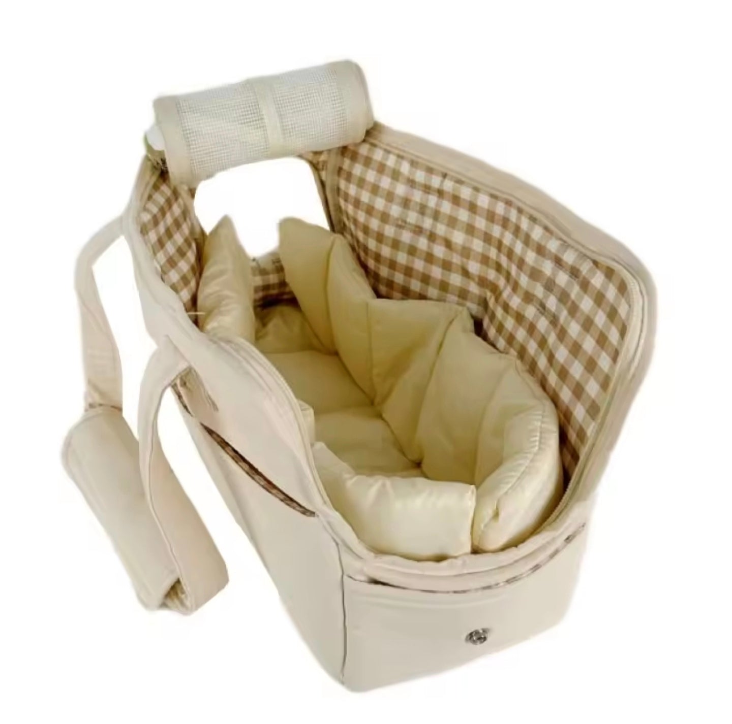 Portable Pet Travel Shoulder Bag-Stylish Carrier for Small Dogs & Cats